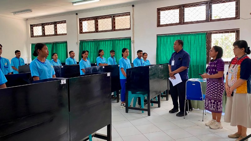 Prodi D3 Keperawatan Waikabubak Kembali Dipercaya sebagai TUK CBT UKOM Nasional STR RMIK Poltekkes Bakti Sumba