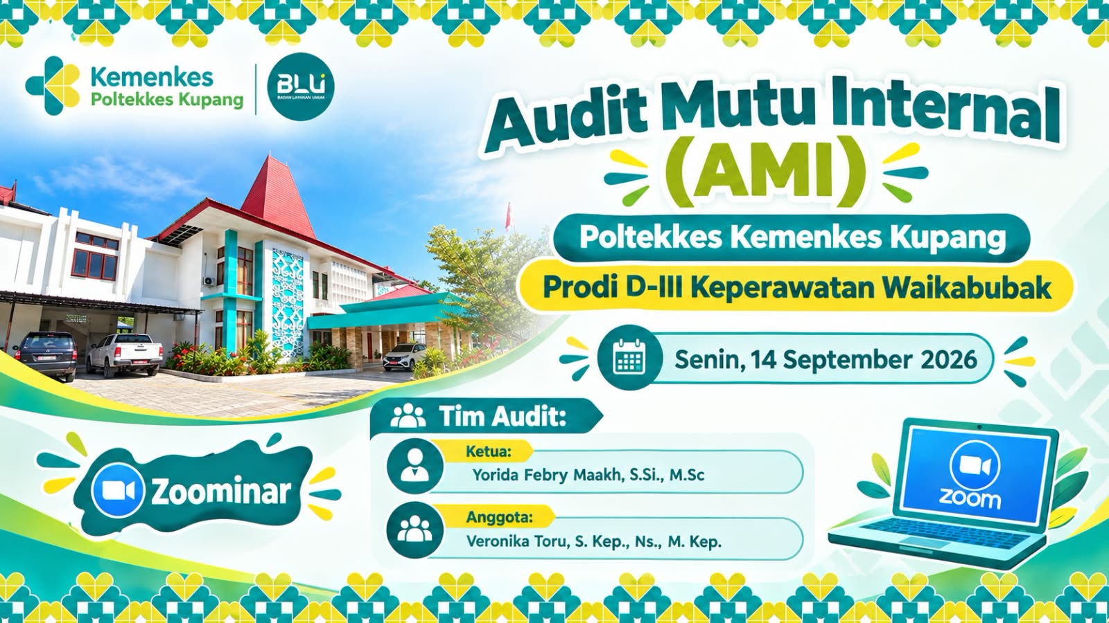 Prodi D3 Keperawatan Waikabubak Laksanakan Audit Mutu Internal Tahun 2026